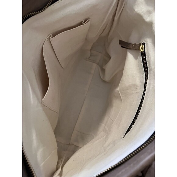 Krista Paige Handbags Multi Color Trinity tote Signed Camel Charm Tassel Leather - Picture 12 of 12